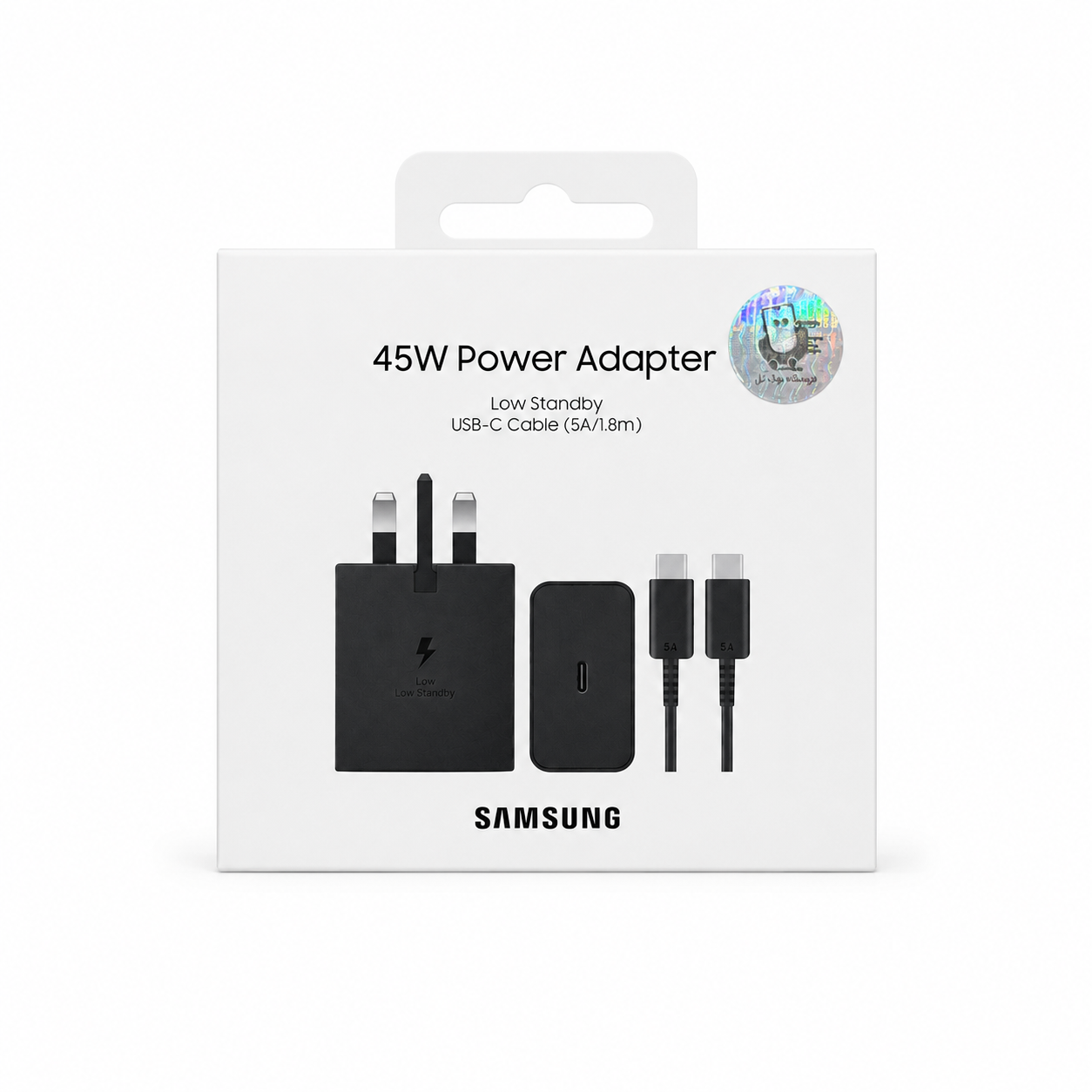 شارژر 45وات (45W) 3پین سامسونگ (اصل چین) به همراه کابل EP-T4511 Low Standby - Image 3