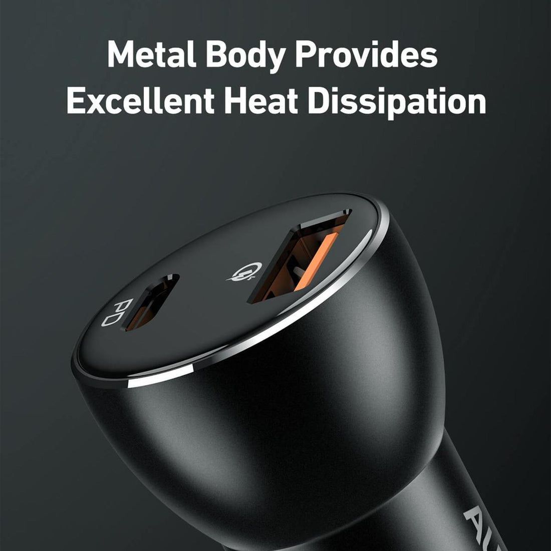 شارژر فندکی AUKEY آکی 36w مدل CC-Y18 دو پورت USB و Type-C. - Image 7