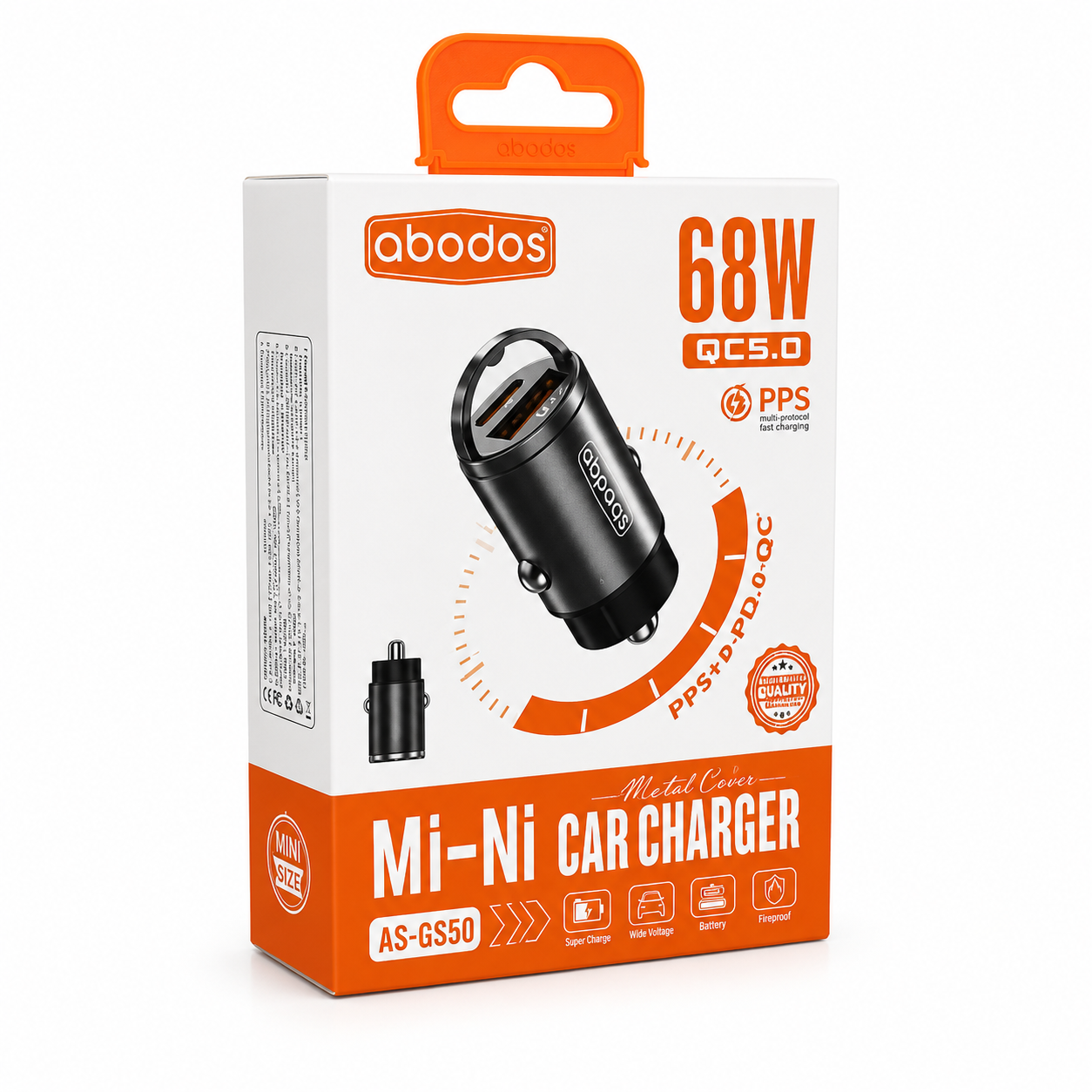 شارژر فندکی 68W آبادوس مدل AS-GS50 - Image 5