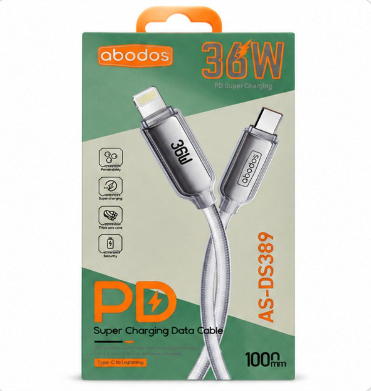 کابل تایپ سی به لایتنینگ آبادوس مدل AS-DS389 - Image 4