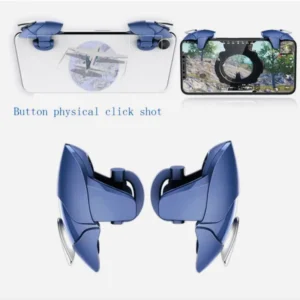 دسته بازی پابجی Blue Shark مدل CH-5 - نمای دکمه و گیره اتصال
